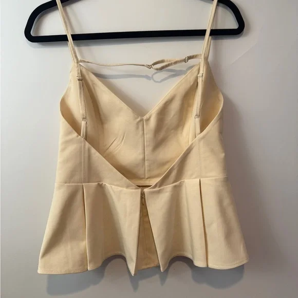 Marissa Webb Cream Pleated Camisole - Picture 12 of 12